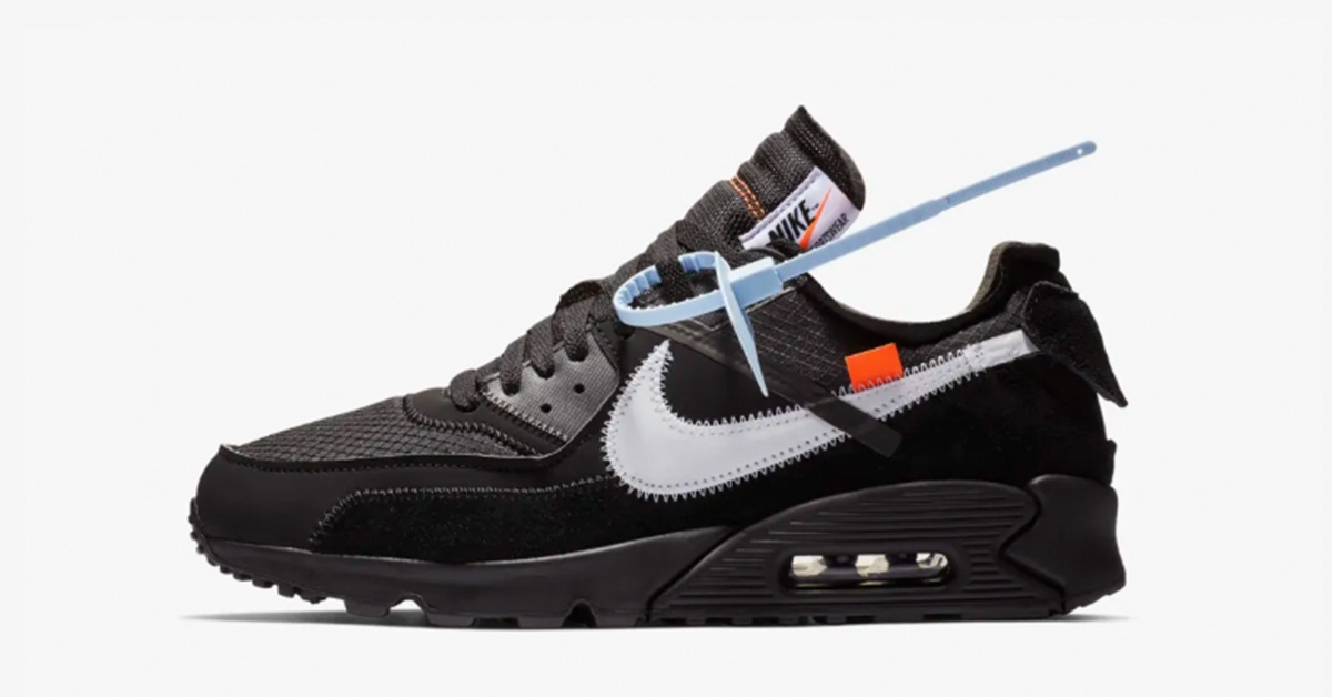 Off-White x Nike Air Max 90 Sort - Cool Sneakers