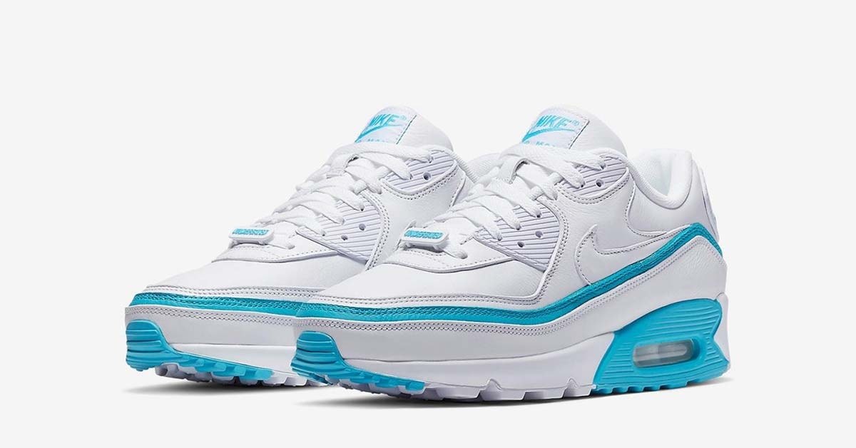 Undefeated x Nike Air Max 90 Hvid Blå - Cool Sneakers