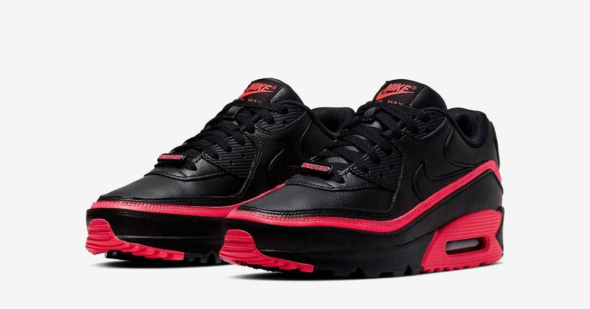 Mug auditorium sum Undefeated x Nike Air Max 90 Sort Rød - Cool Sneakers